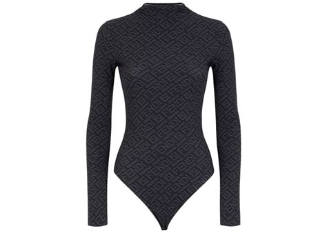 black skims fendi bodysuit